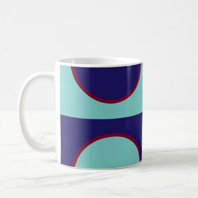 Taza De Café Hell Blau & Dunkel Blau (8066) Becher, Tasse (Izquierda)