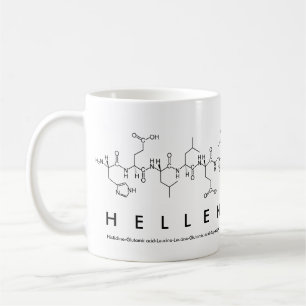 Taza De Café Hellen peptide nombre mug