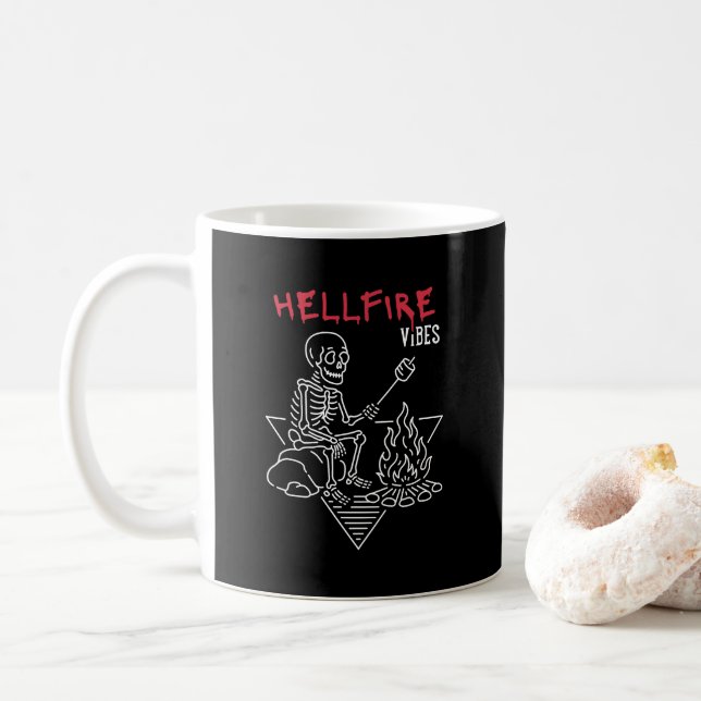 Taza De Café Hellfire Vibes (Con donut)