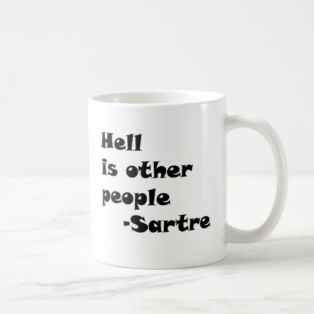 Taza De Café HellIsOtherPeople (Derecha)
