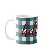 Hello Fall Elegant Otumant Red Navy Blue Organic 