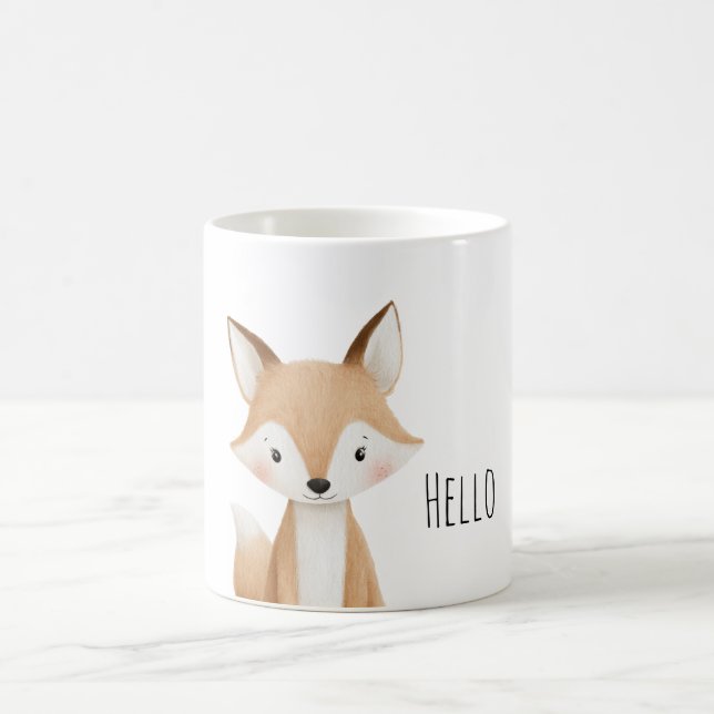 Taza De Café Hello Fox (Centro)