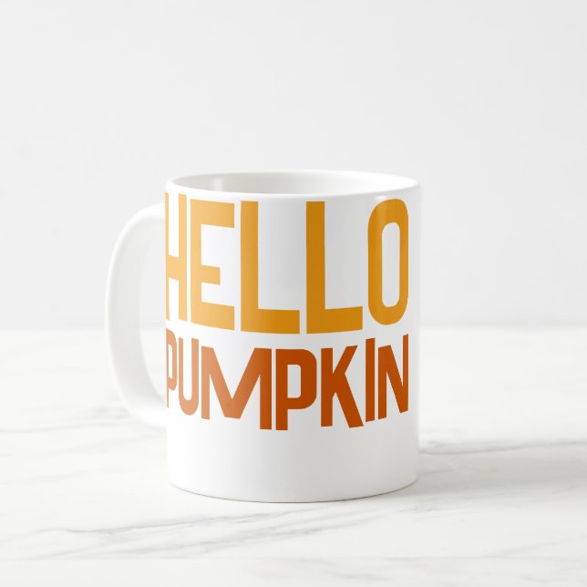 Taza De Café hello pumpkin (Anverso izquierdo)