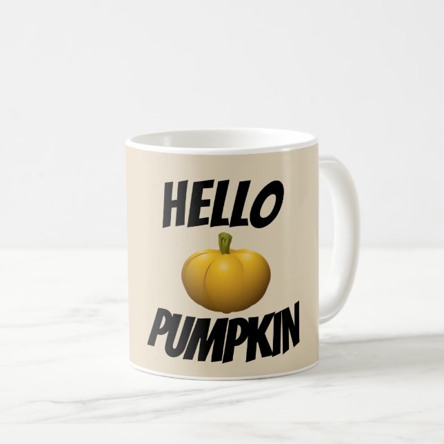 Taza De Café HELLO PUMPKIN Coffee Mugs (Anverso derecho)