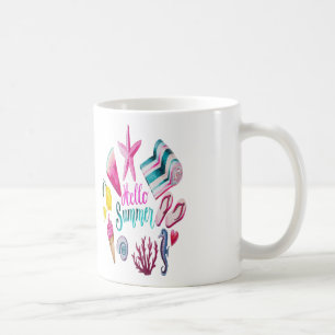 Taza De Café Hello Summer Cafe