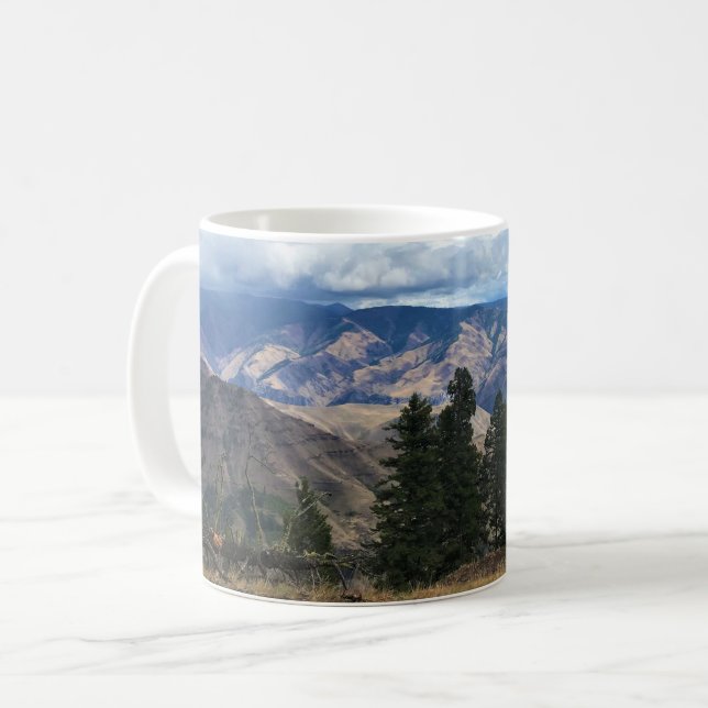 Taza De Café Hells Canyon Scenway, OR (Anverso izquierdo)