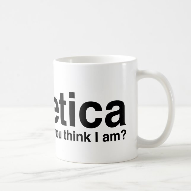 Taza De Café Helvectica01 (Derecha)
