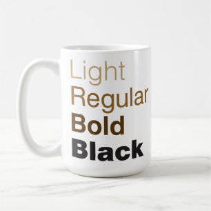 Taza de café Helvética de la familia