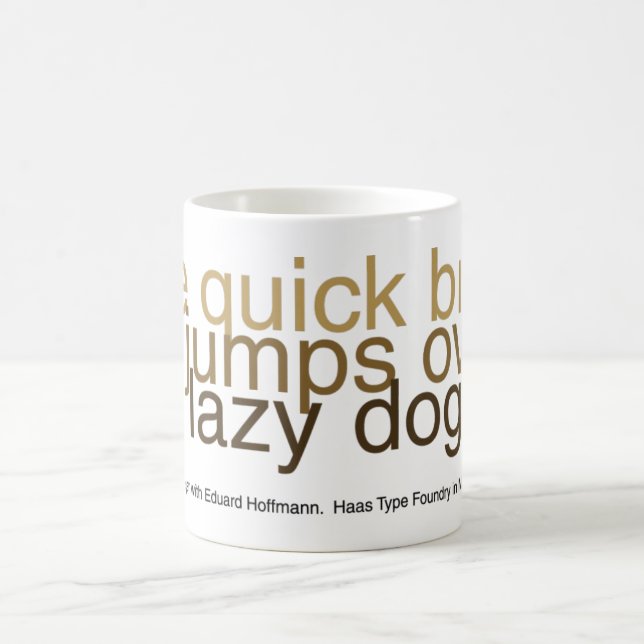 Taza de café Helvética de los reinados (Centro)