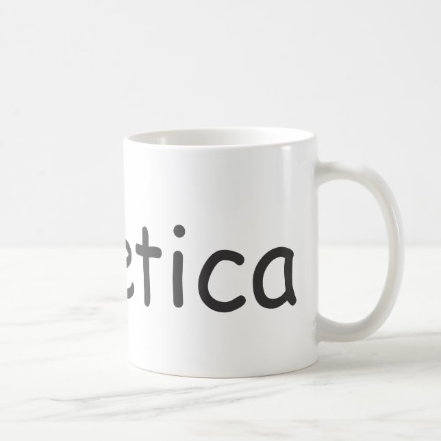 Taza De Café ¡Helvética en cómico sin la taza! (Derecha)