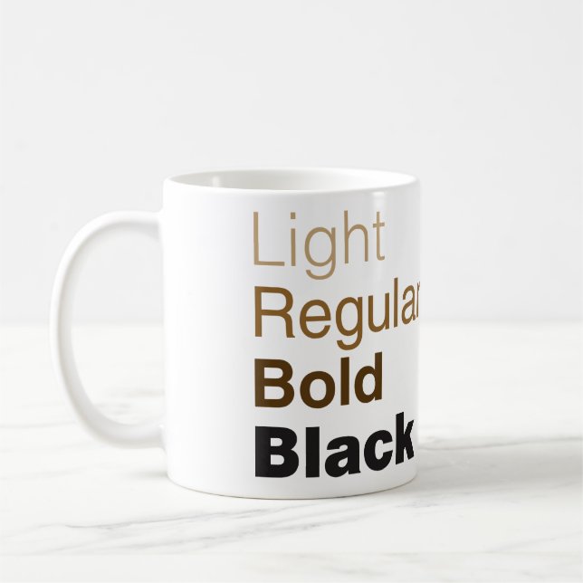 Taza De Café Helvetica Family Coffee Mug (Izquierda)
