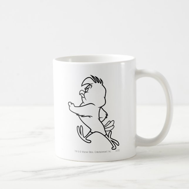 Taza De Café Henery Hawk Walking (Derecha)