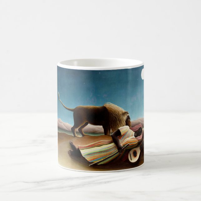 Taza De Café Henri Rousseau El Durmiente Gitano Mug (Centro)