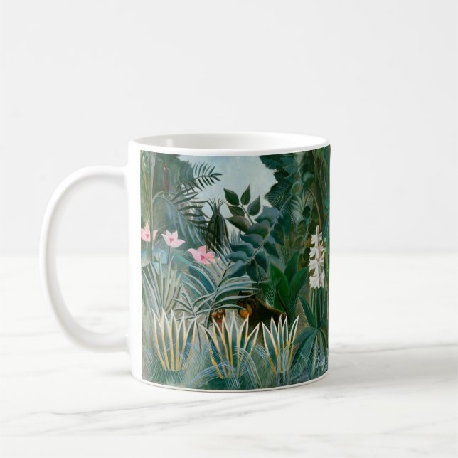 Taza De Café Henri Rousseau - La jungla ecuatorial (Izquierda)