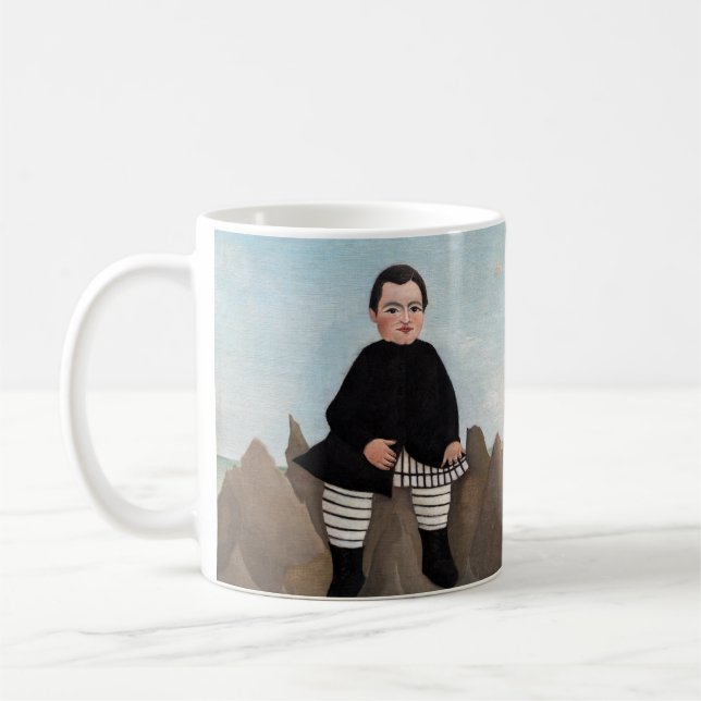 Taza De Café Henri Rousseau - Niño sobre las rocas (Izquierda)