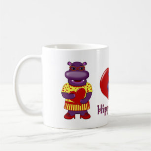 Taza De Café Henrietta Hippo Hugs Coffee Mug