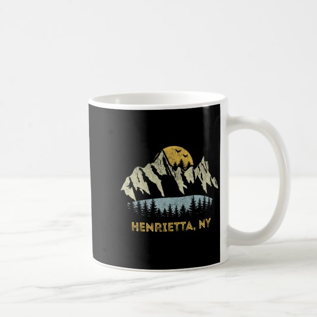 Taza De Café Henrietta New York Mountain Sunset Sunrise Ny  (Derecha)