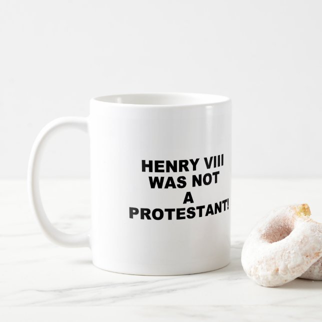 Taza De Café Henry Protestant Mug (Con donut)