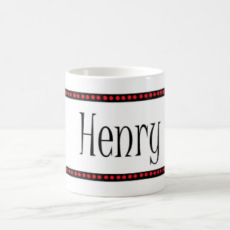 Taza De Café Henry puntea nombre