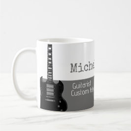 Taza De Café her professional (guitarist) half-grey half-white 