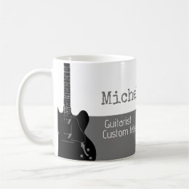 Taza De Café her professional (guitarist) half-grey half-white 