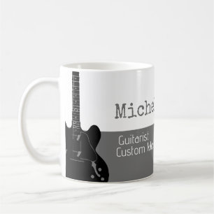 Taza De Café her professional (guitarist) half-grey half-white