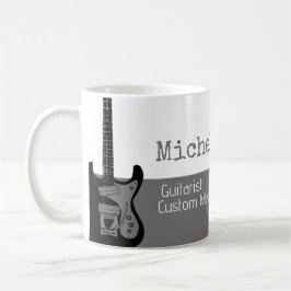 Taza De Café her professional (guitarist) half-grey half-white 