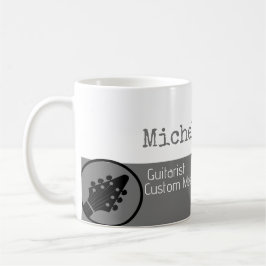 Taza De Café her professional (guitarist) half-grey half-white 