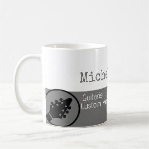 Taza De Café her professional (guitarist) half-grey half-white