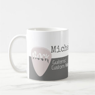 Taza De Café her professional (guitarist) half-grey half-white 