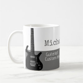 Taza De Café her professional (guitarist) half-grey half-white 