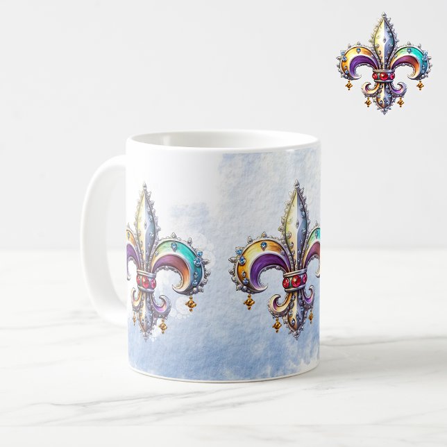 Taza De Café Heraldic Fleur-de-Lys 2 (Subido por el creador)