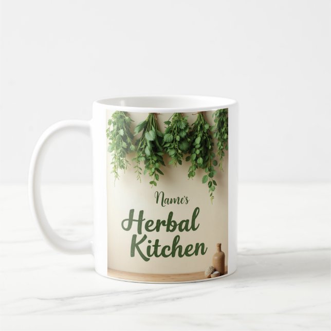 Taza De Café Herb Lover, una granja de estilo rural (Izquierda)