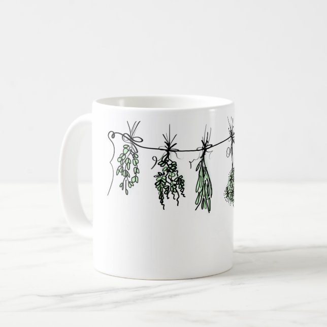 Taza De Café Herbs de jardín (Anverso izquierdo)