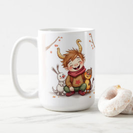 Taza De Café „Herbstfreunde – Ein Tag voller Lachen“