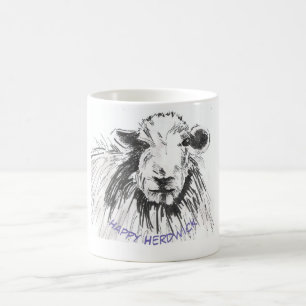 Taza De Café Herdwick feliz
