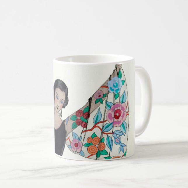 Taza De Café Here Are My Wings - George Barbier (Anverso derecho)