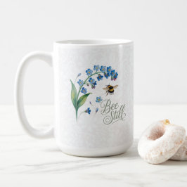 Taza De Café Herencia | Abeja quieta – Floral botánica