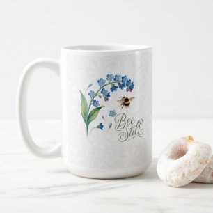 Taza De Café Herencia Abeja quieta – Floral botánica