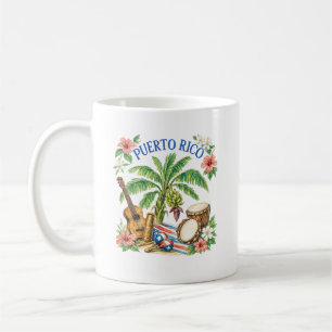 Taza De Café Herencia de Música Tropical de Puerto Rico