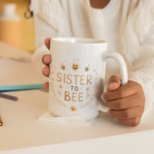 Taza De Café Hermana de Bee-Cute Bee