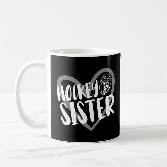 Taza De Café Hermana de hockey 1 (Izquierda)