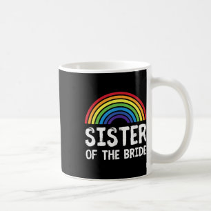 Taza De Café Hermana De La Novia Lgbt Lesbiana Boda Despedida D