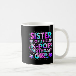 Taza De Café Hermana de las chicas de cumpleaños de k-pop músic