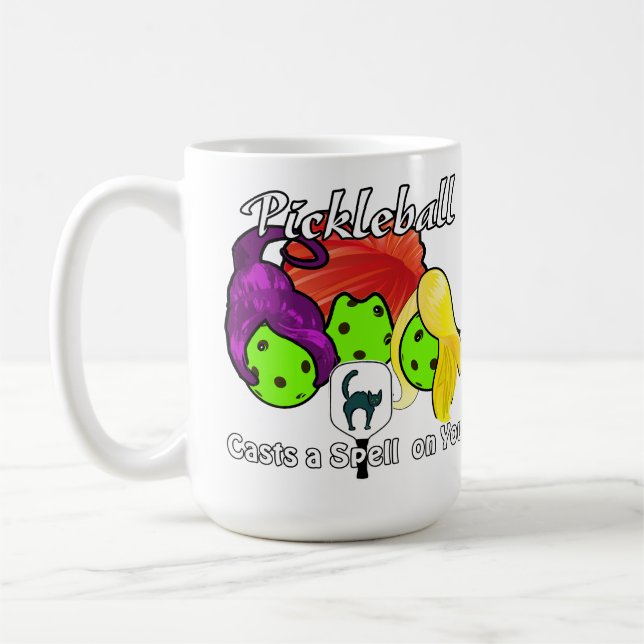Taza De Café Hermana de las pelotas ve a Halloween (Izquierda)