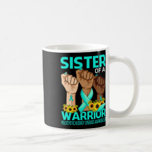 Taza De Café Hermana De Mano De Una Enfermedad Riquística Poliq