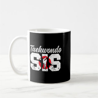 Taza De Café Hermana de Taekwondo Luchadora de Taekwondo