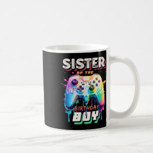 Taza De Café Hermana Del Cumpleañero Juego De Video A Juego