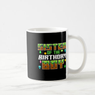 Taza De Café Hermana Del Niño Cumpleañero Jugador De Videojuego
