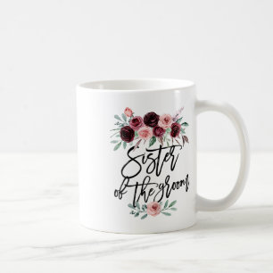Taza De Café Hermana Del Novio Boda Pariente Dama De Honor